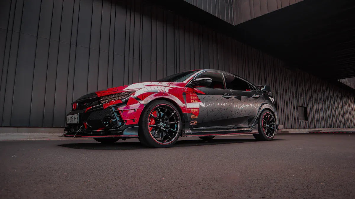 How to Pick the Perfect Red Wheels for Black Cars