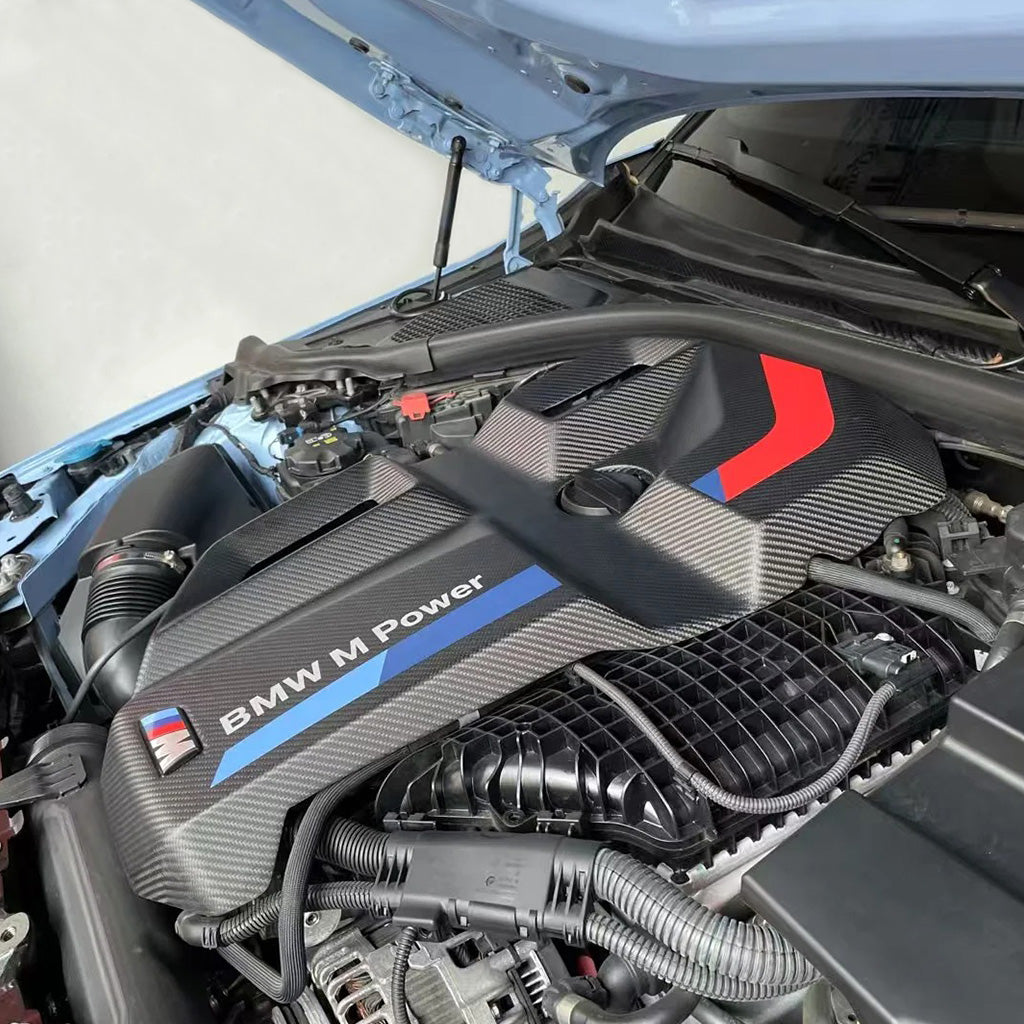BMW G80 G82 G87 M2 M3 M4 OEM Style Dry Carbon Fiber Engine Cover