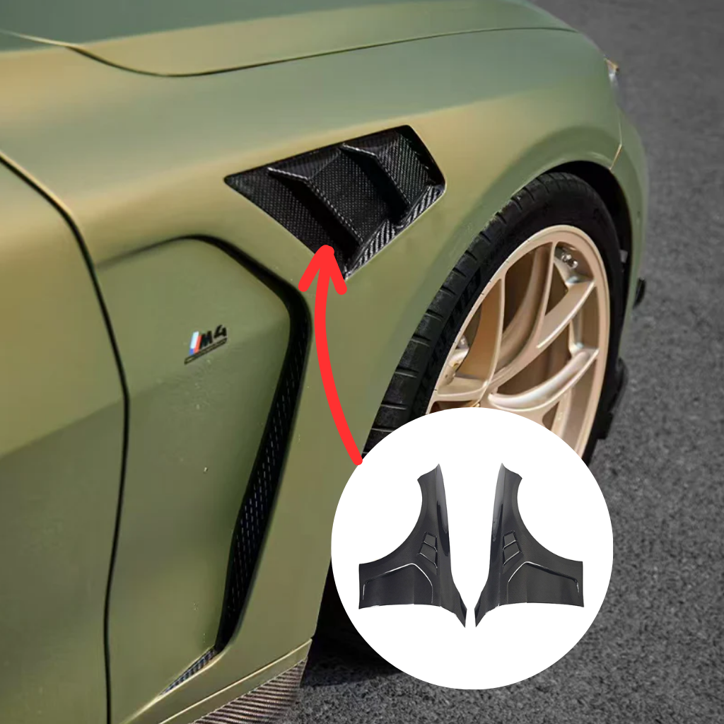 BMW G80 M3 G82 M4 Dry Carbon Fiber Fenders (Pair)