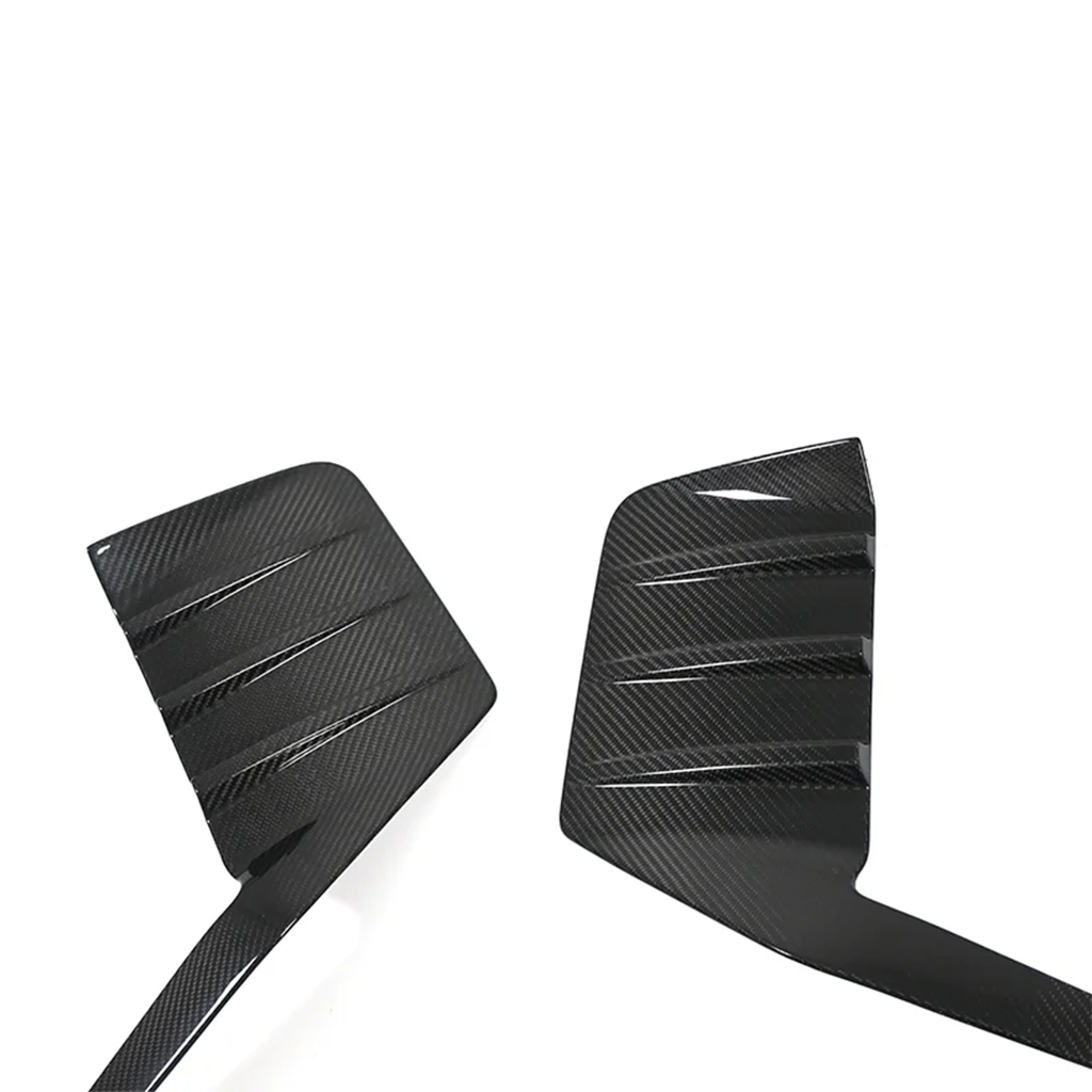BMW M2 G87 Dry Carbon Fiber Rear Fog Light Cover Side Frame Set (Pair)