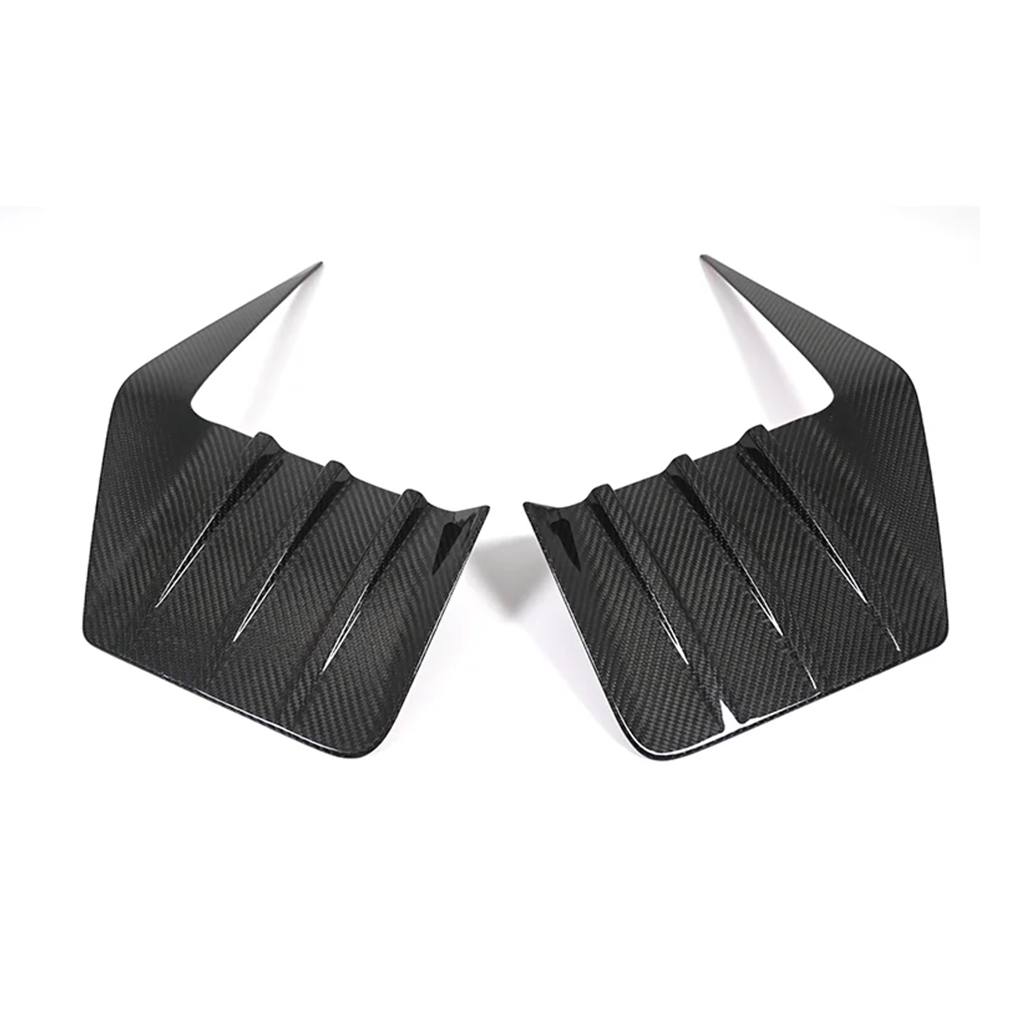 BMW M2 G87 Dry Carbon Fiber Rear Fog Light Cover Side Frame Set (Pair)