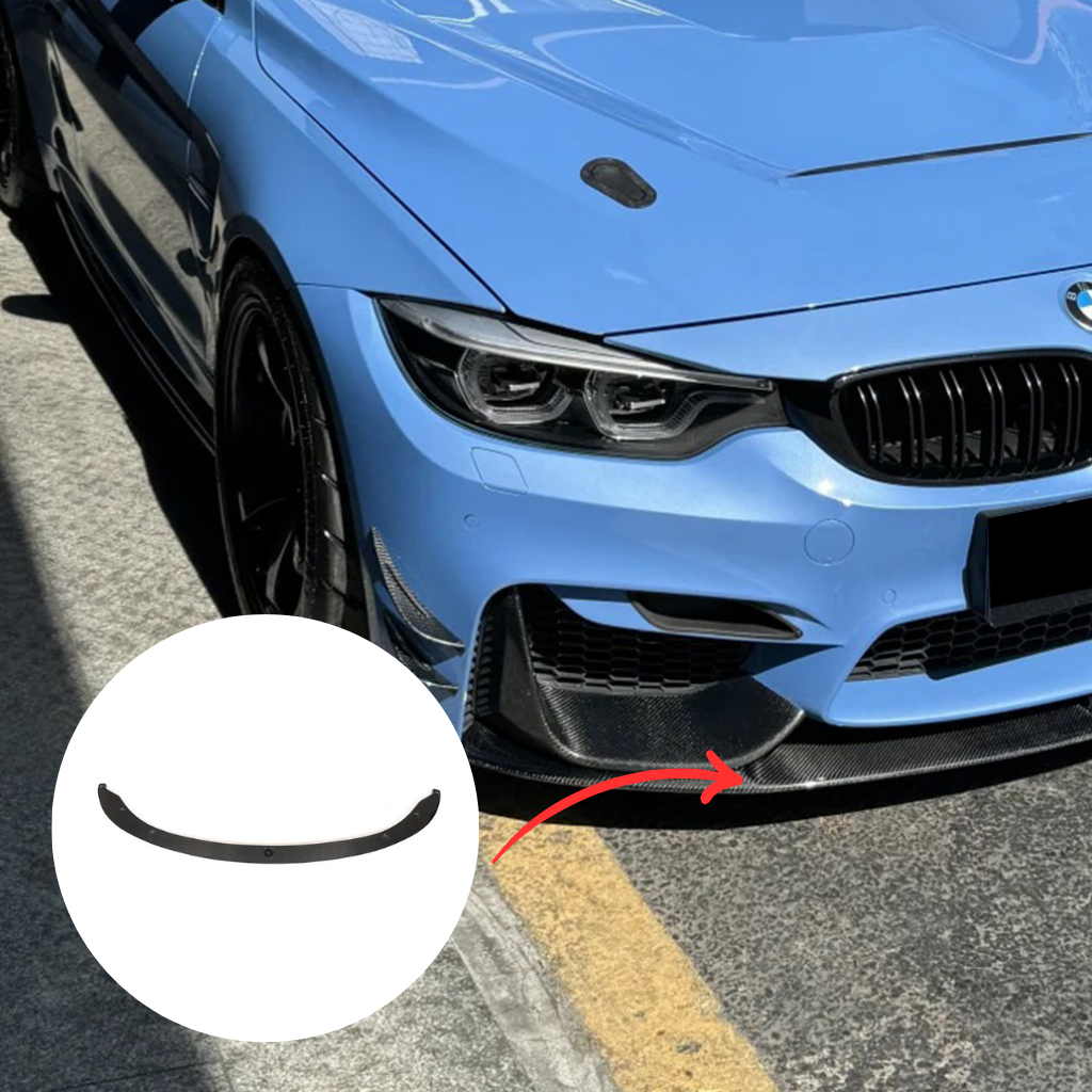BMW F80 M3 F82 M4 MP Style carbon fiber front lip by CarbonXtreme
