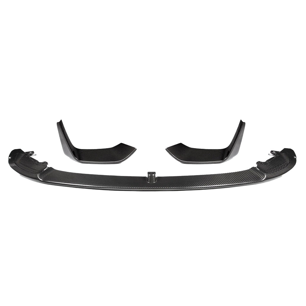 CarbonXtreme BMW F80 M3 F82 M4 MP Style Carbon Fiber Front Lip With Lower Splitter