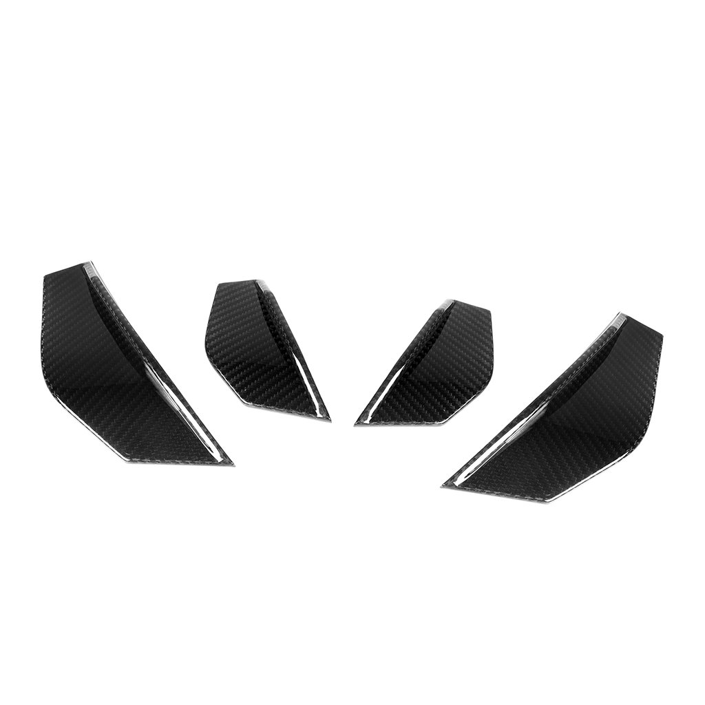 CarbonXtreme BMW F87 M2 Competition Coupe Carbon Fiber Front Side Canards SQ Style