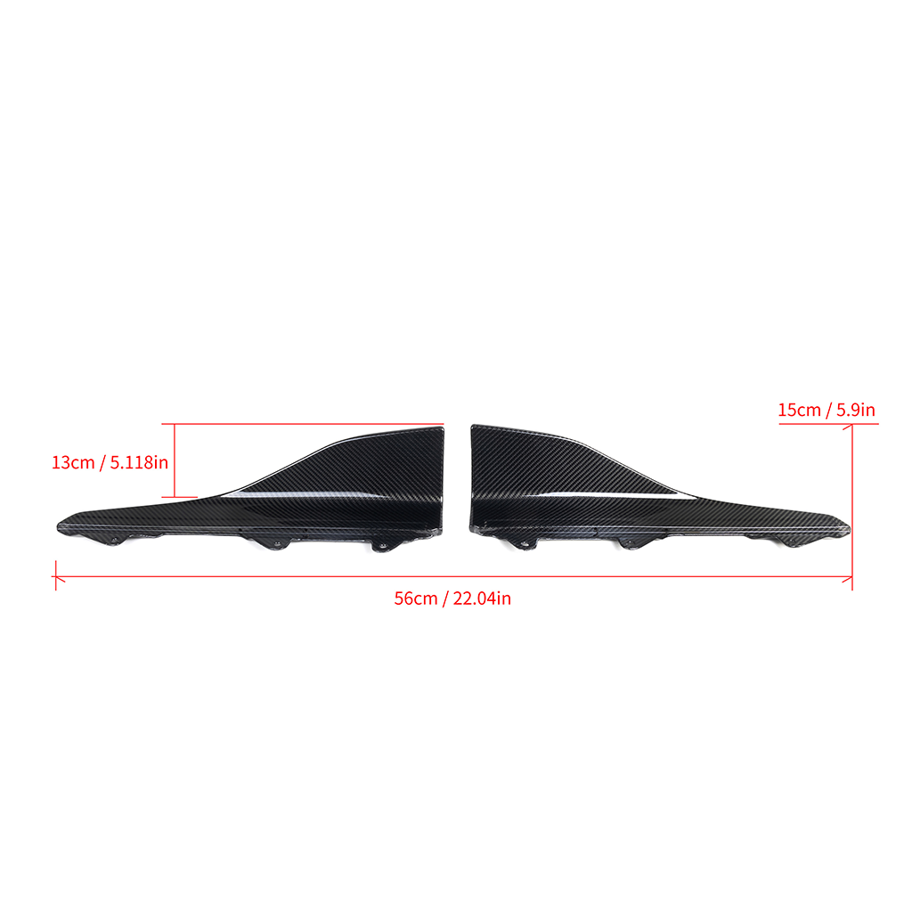 CarbonXtreme BMW F87 M2 Competition MP Style Carbon Fiber Side Skirts
