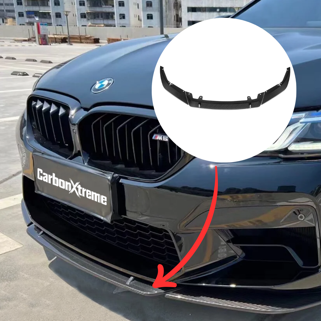 BMW F90 M5 LCI ST Style carbon fiber front lip by CarbonXtreme
