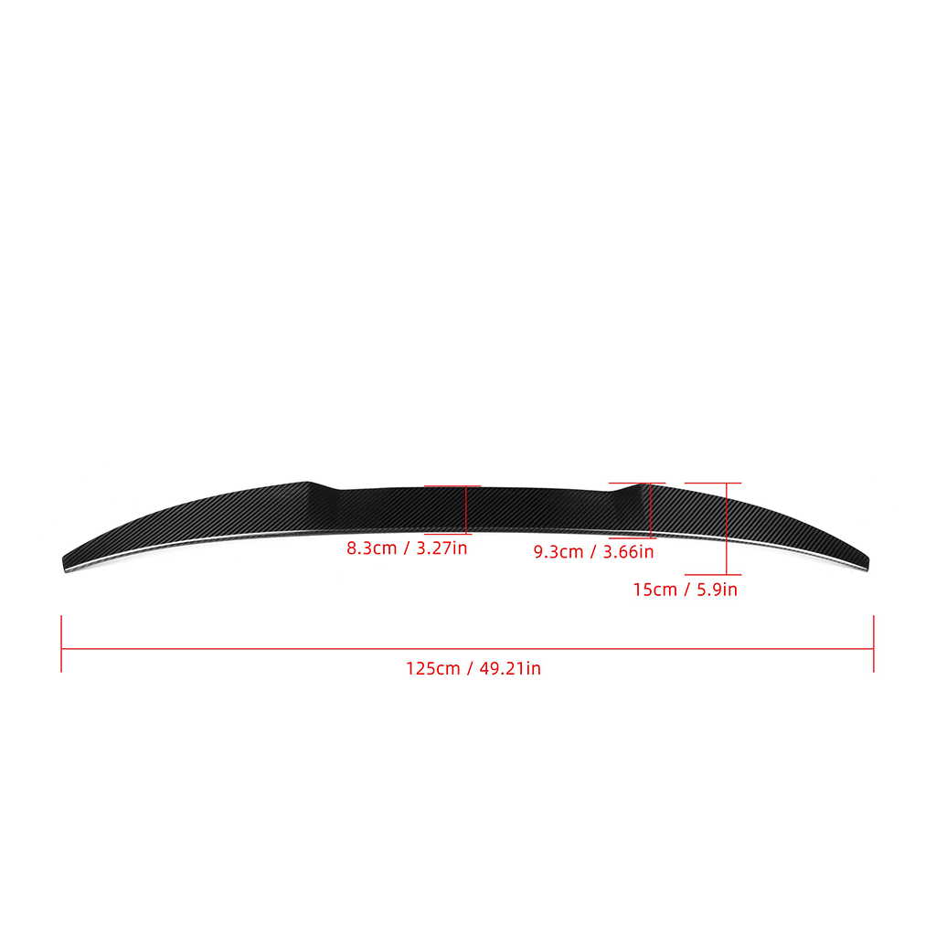 CarbonXtreme BMW G02 X4 M Style Dry Carbon Fiber Rear Spoiler