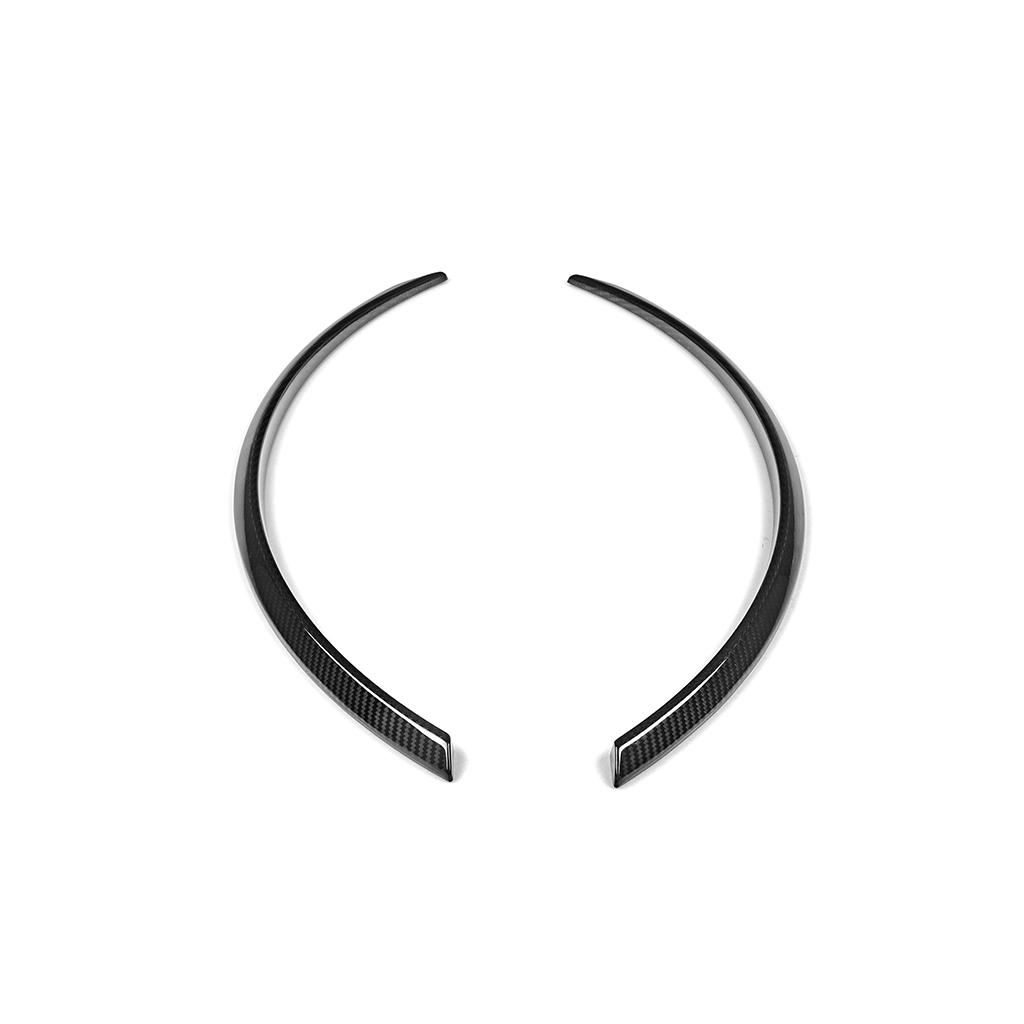 BMW G80 M3 carbon fiber wheel arch trim with OE mount or 3M adhesive installation by CarbonXtreme