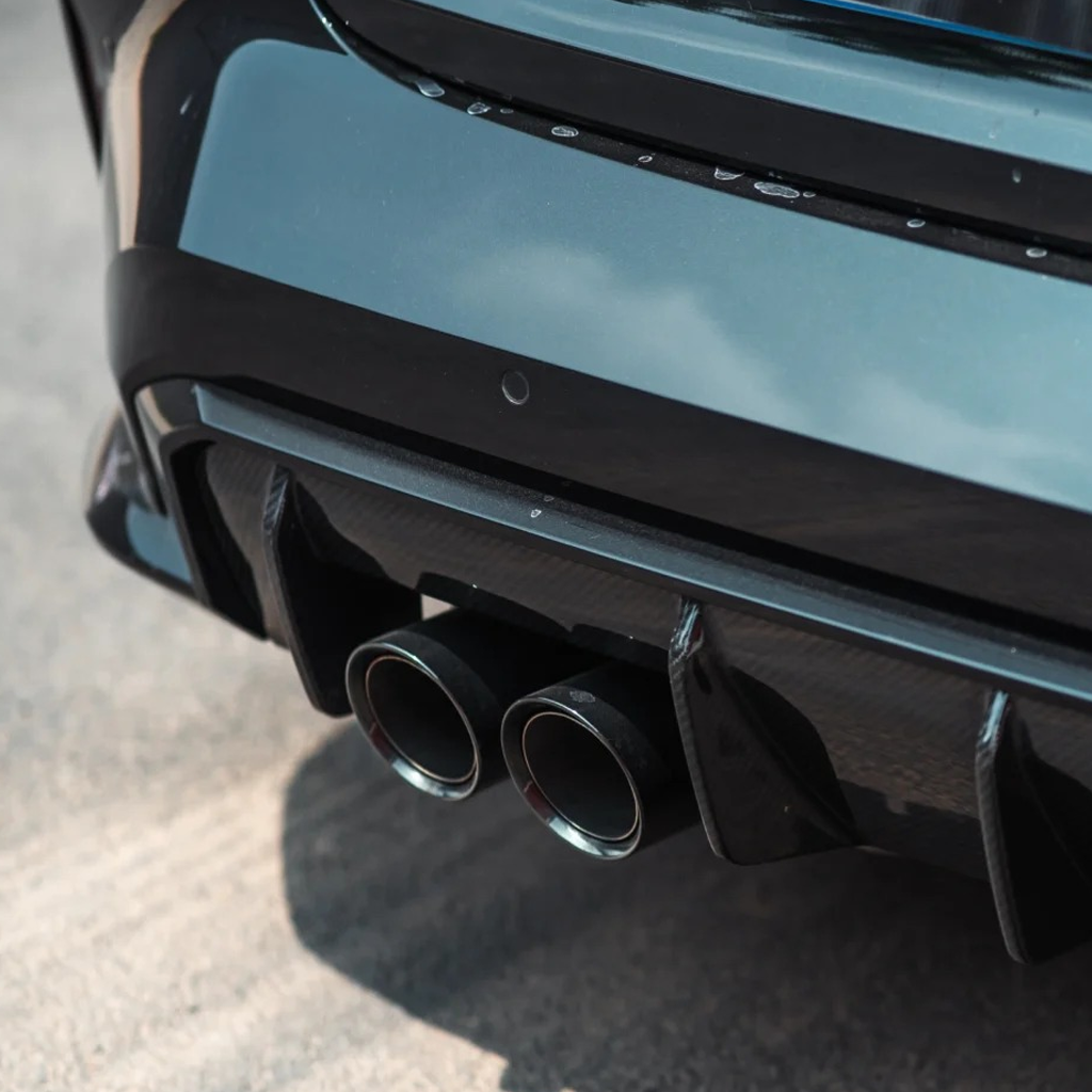 BMW G80 M3 G82 M4 OEM Style carbon fiber rear diffuser by CarbonXtreme