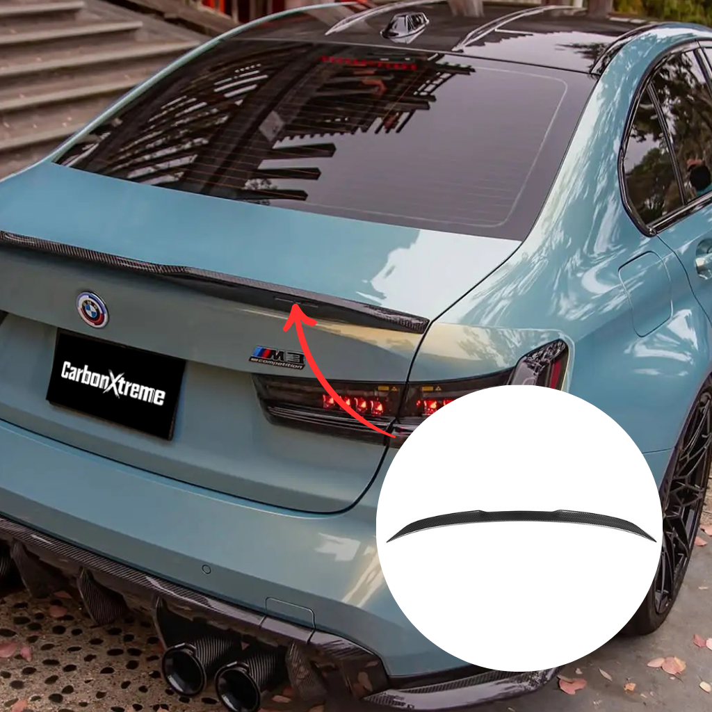 BMW G82 M4 M Style carbon fiber rear spoiler by CarbonXtreme