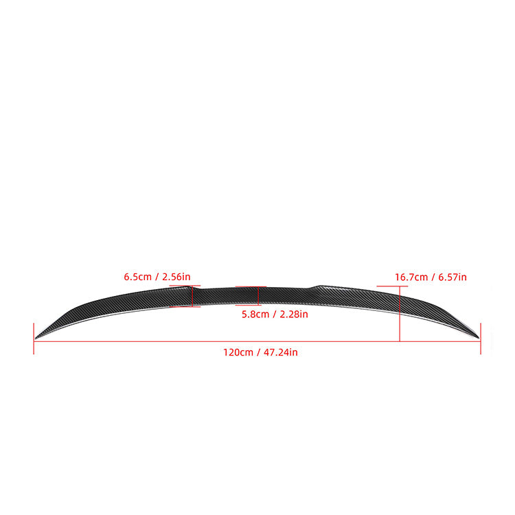 CarbonXtreme BMW G82 M4 M Style Carbon Fiber Rear Spoiler
