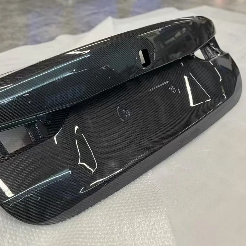 BMW G80 M3 OEM Style dry carbon fiber rear trunk by CarbonXtreme