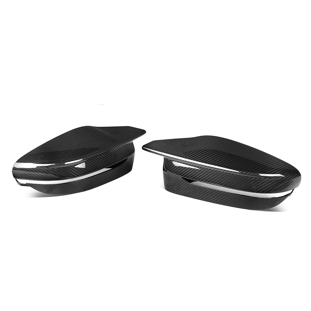 BMW G80 M3 G82 M4 G87 M2 OEM dry carbon fiber mirror caps by CarbonXtreme