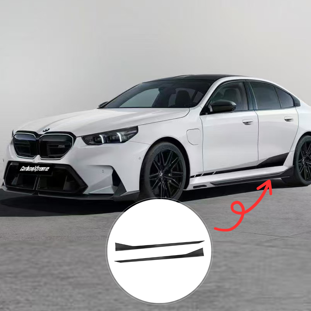 CarbonXtreme BMW G90 M5 MP Style Carbon Fiber Side Skirts