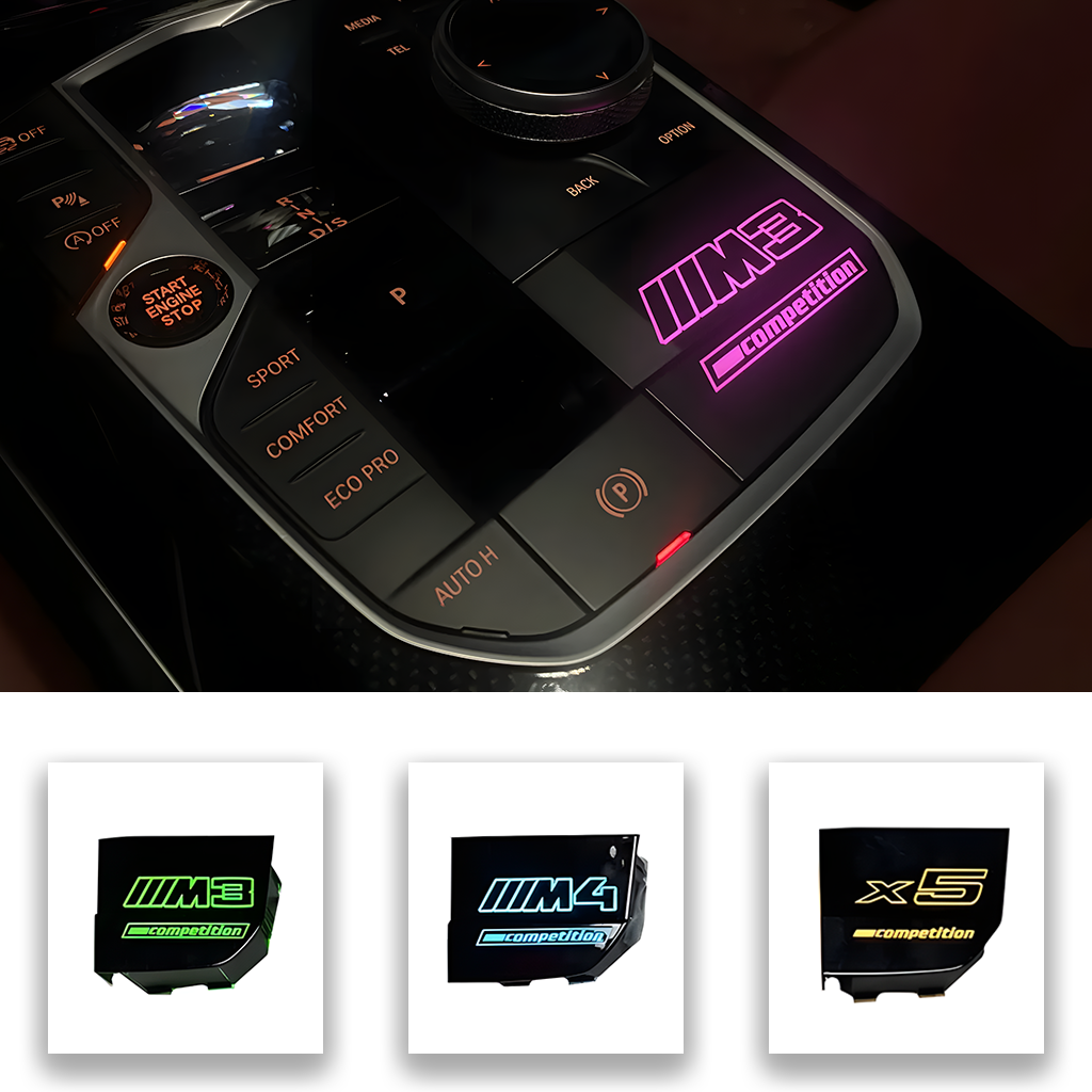 CarbonXtreme BMW M Centre Console Nameplate Badge