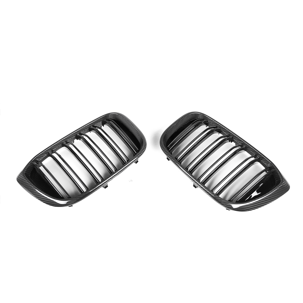 CarbonXtreme BMW X3 G01 X4 G02 Pre-LCI Double Slat Carbon Fiber Front Grilles