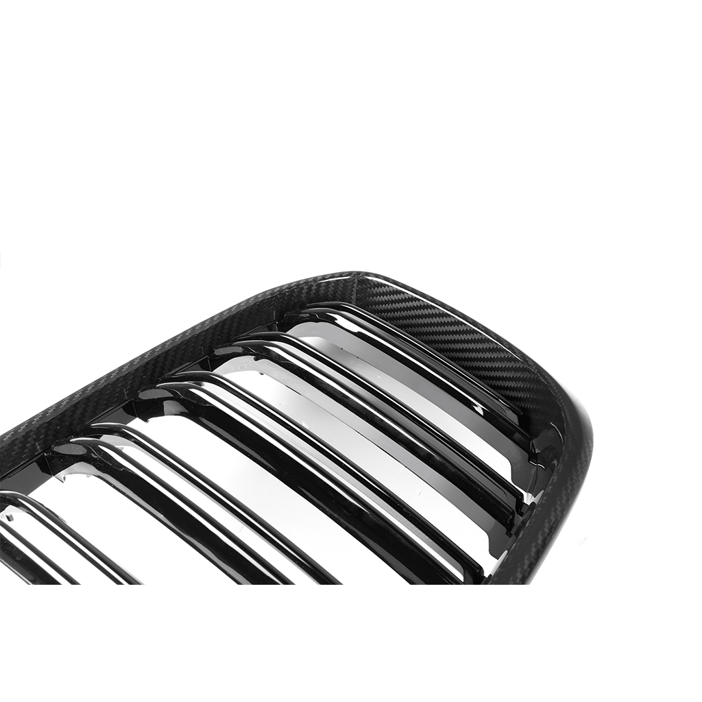 CarbonXtreme BMW X3 G01 X4 G02 Pre-LCI Double Slat Carbon Fiber Front Grilles