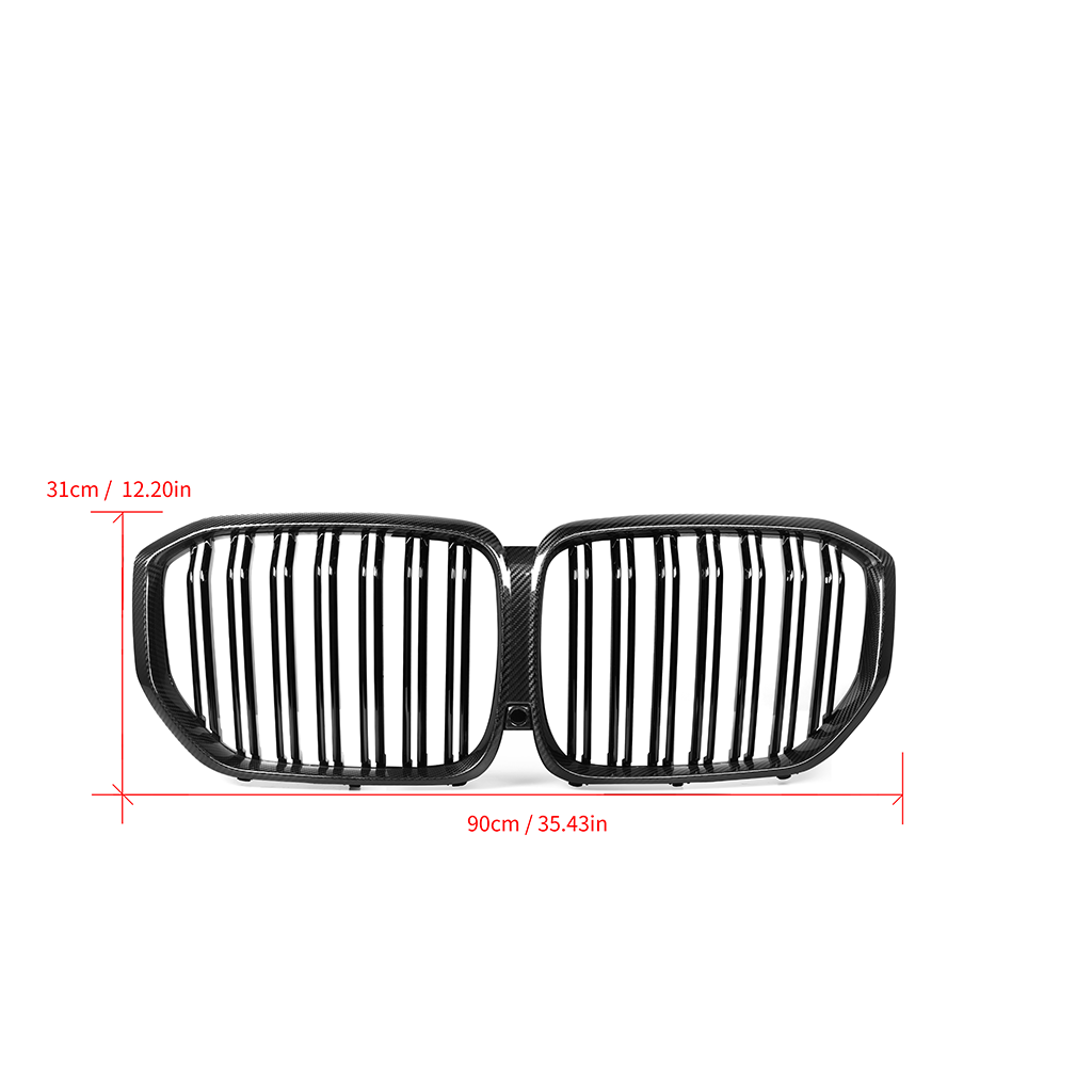 CarbonXtreme BMW X5 G05 Double Slat Carbon Fiber Front Grilles