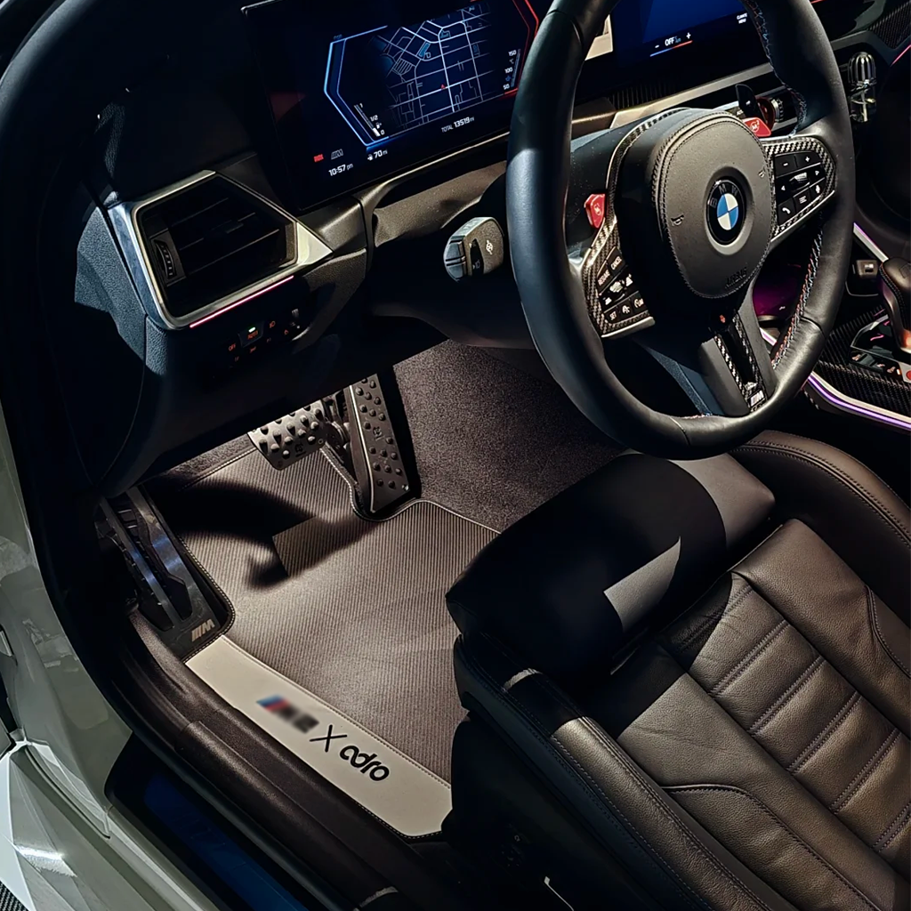 CarbonXtreme Custom Floor Mat Set Soft Carbon Fiber