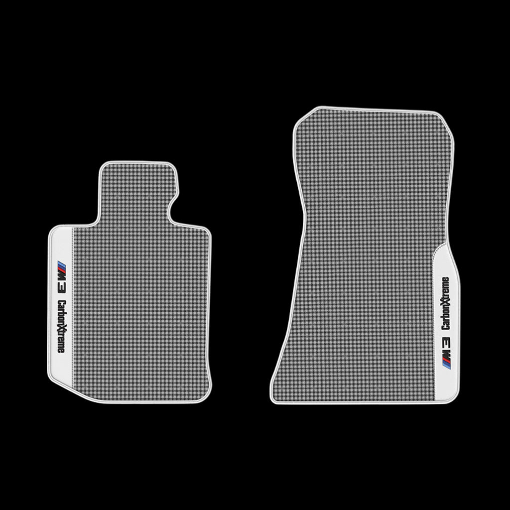 CarbonXtreme Custom Houndstooth Wool Floor Mats