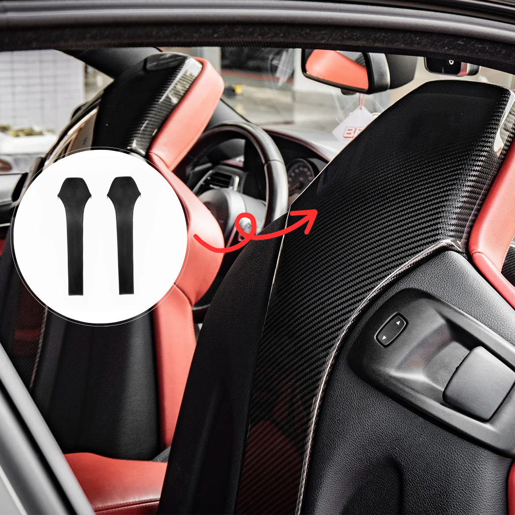 CarbonXtreme BMW F87 M2 F80 M3 F82 M4 Carbon Fiber Seat Back Covers