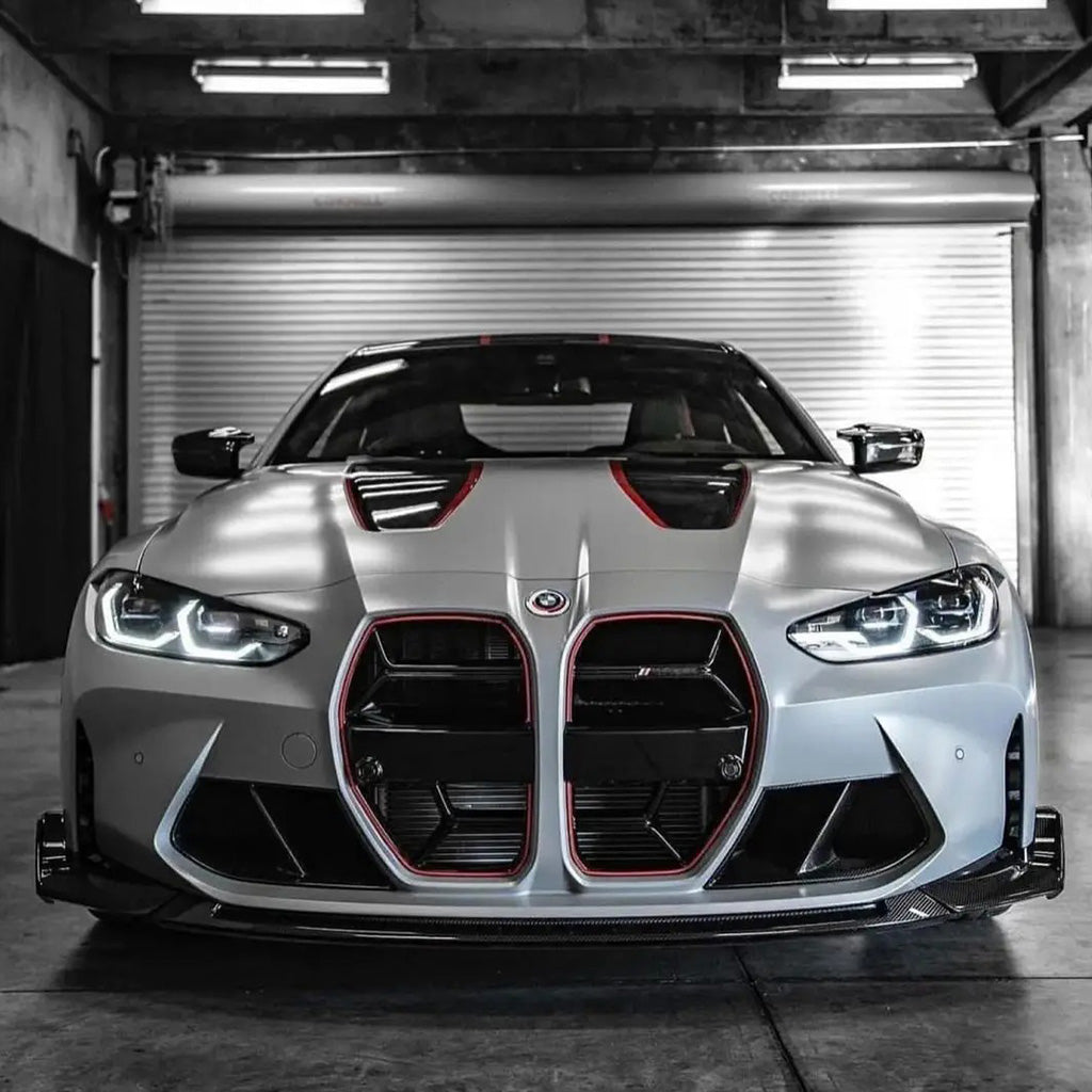 BMW G80 M3 G82 M4 CSL Style carbon fiber front lips by CarbonXtreme