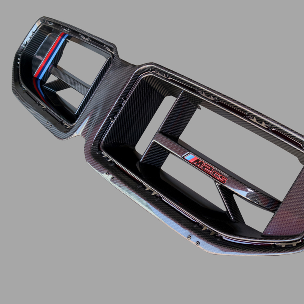 BMW G87 M2 CS Style carbon fiber front grill by CarbonXtreme