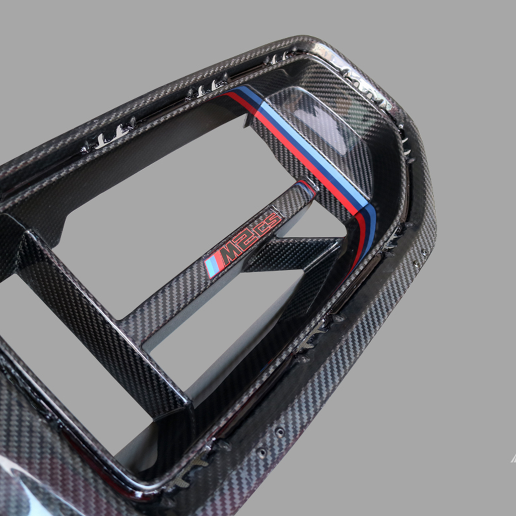 BMW G87 M2 CS Style carbon fiber front grill by CarbonXtreme