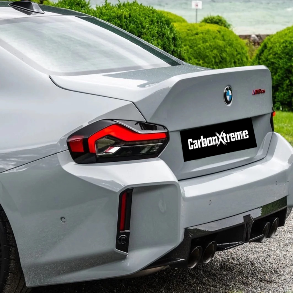 BMW G87 M2 CS Style dry carbon fiber rear trunk by CarbonXtreme