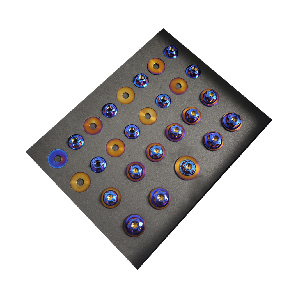 CarbonXtreme BMW G8X M2 M3 M4 Titanium Engine Bay Bolts Torx Style