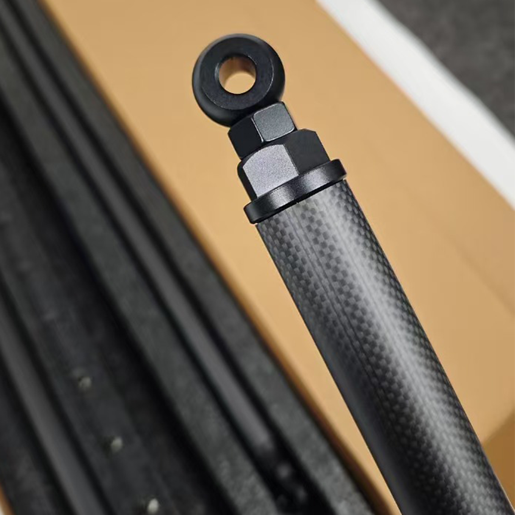 BMW S58 dry carbon fiber strut bar red blue black color options by CarbonXtreme