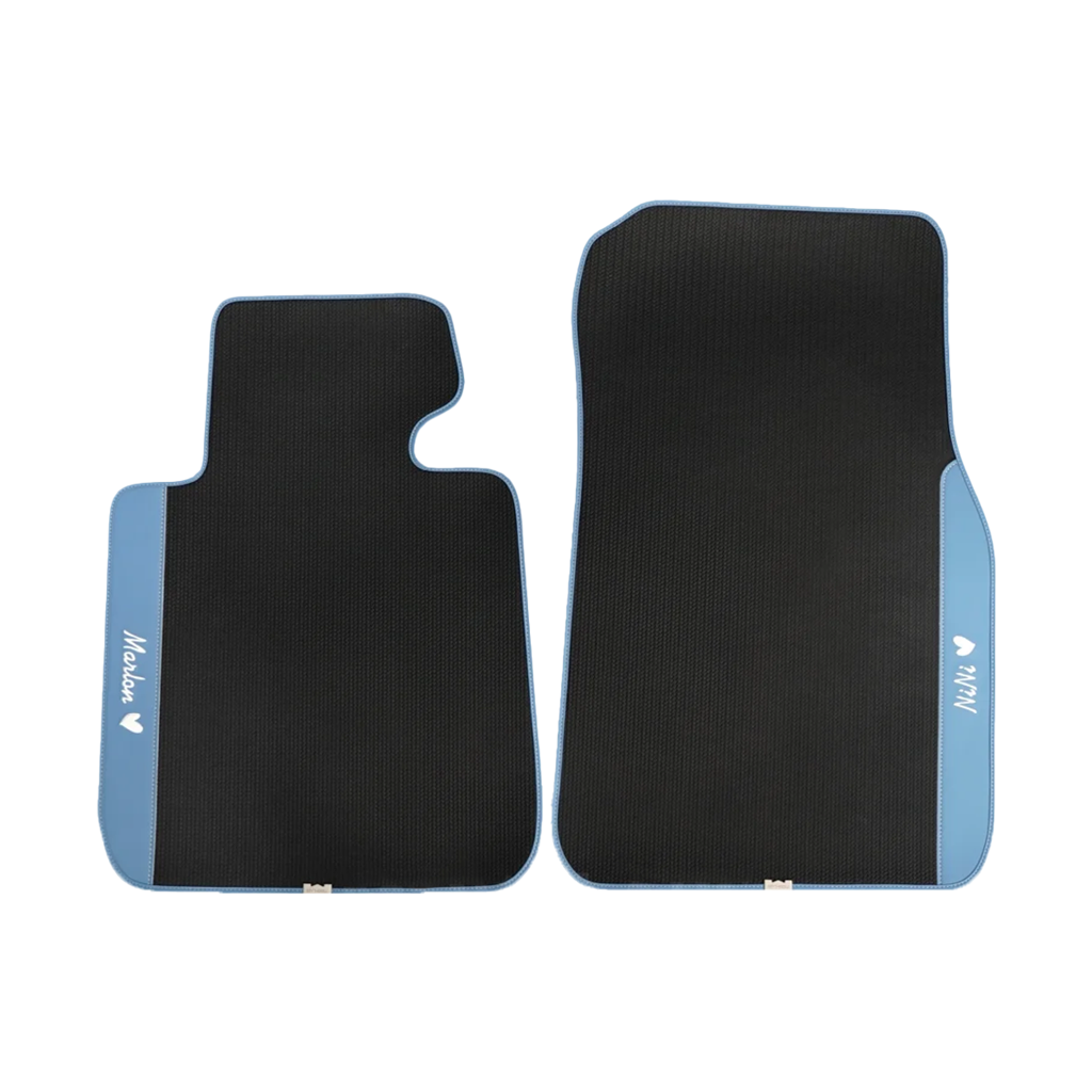 CarbonXtreme Custom Floor Mat Set | Personalized Woven Nappa Car Mats