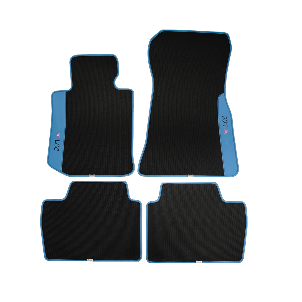 CarbonXtreme Custom Floor Mat Set | Personalized Woven Nappa Car Mats