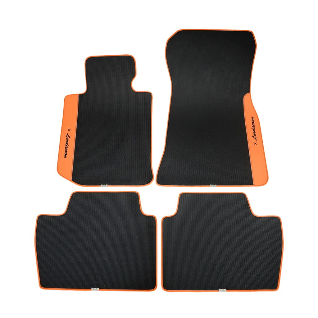 CarbonXtreme Custom Floor Mat Set | Personalized Woven Nappa Car Mats