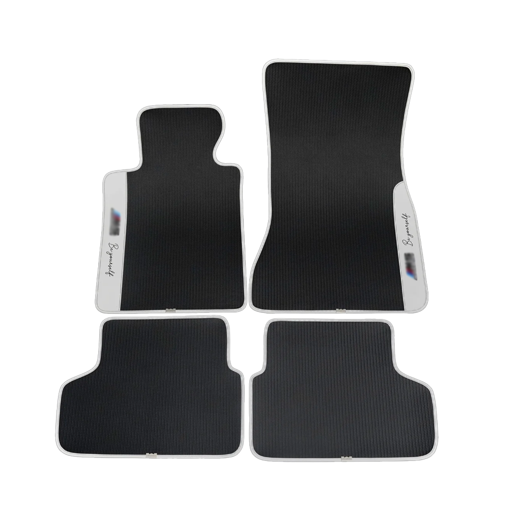 CarbonXtreme Custom Floor Mat Set | Personalized Woven Nappa Car Mats