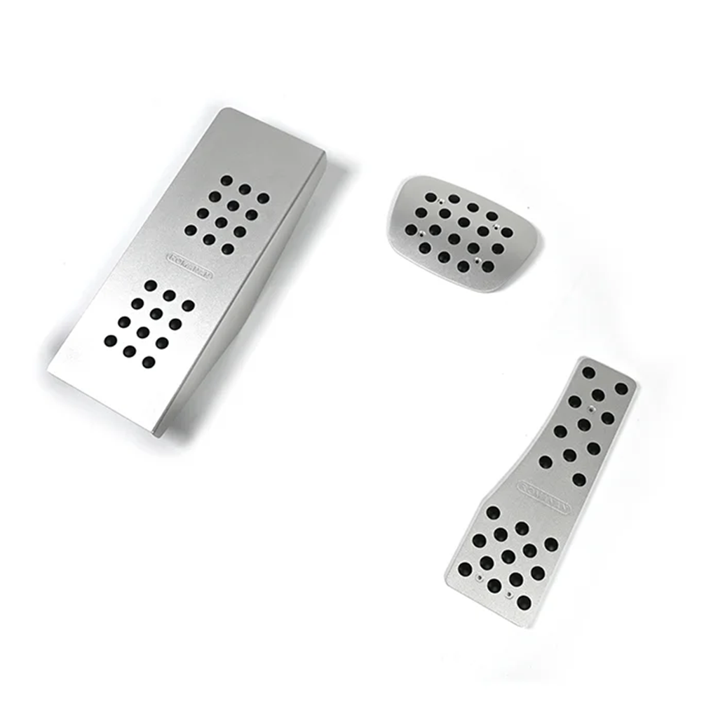 BMW G80 M3 / G82 M4 Magnesium-Aluminum Non-Slip Pedal Set (Brake, Accelerator & Footrest) — Drilling Required