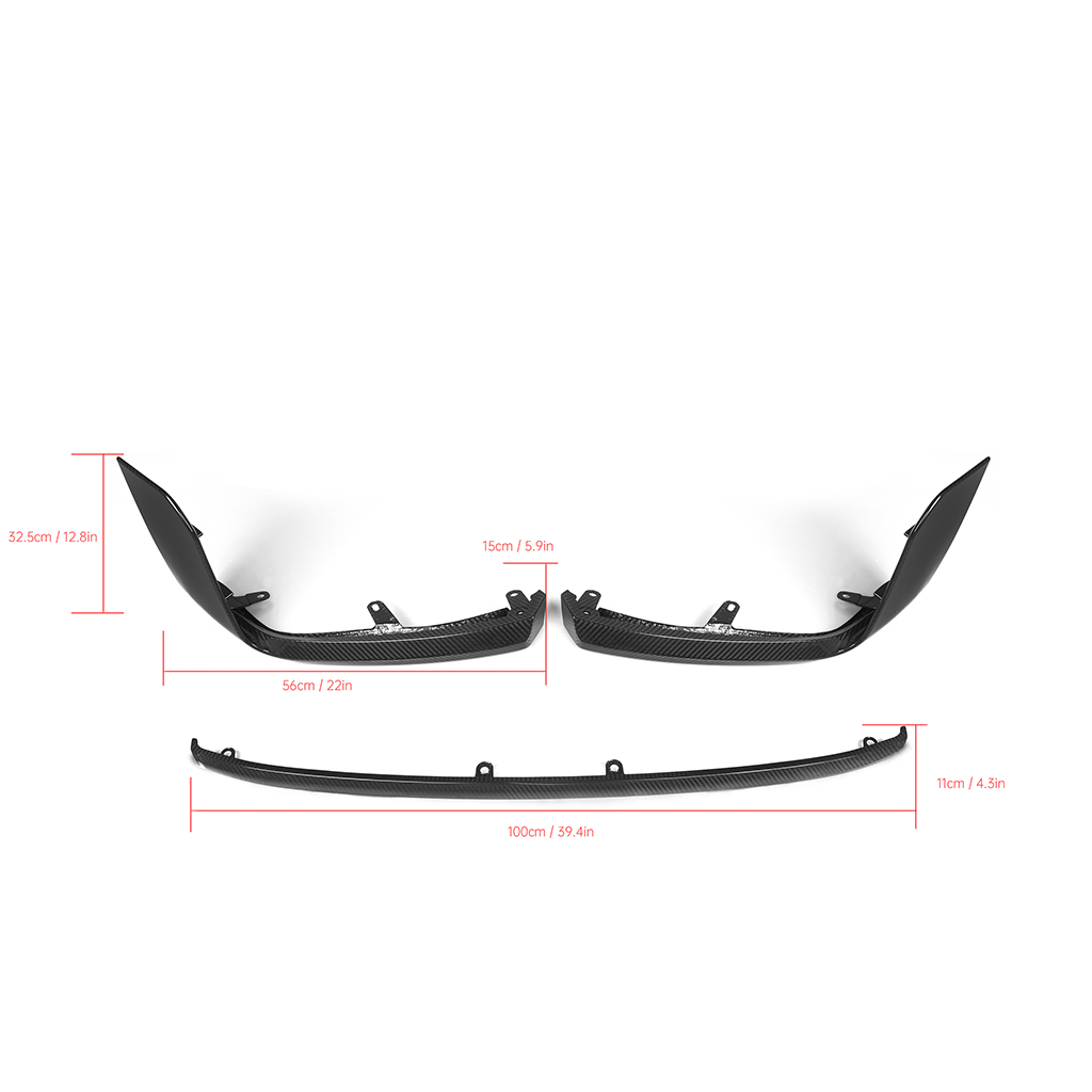 BMW G87 M2 MP Style carbon fiber front bumper by CarbonXtreme