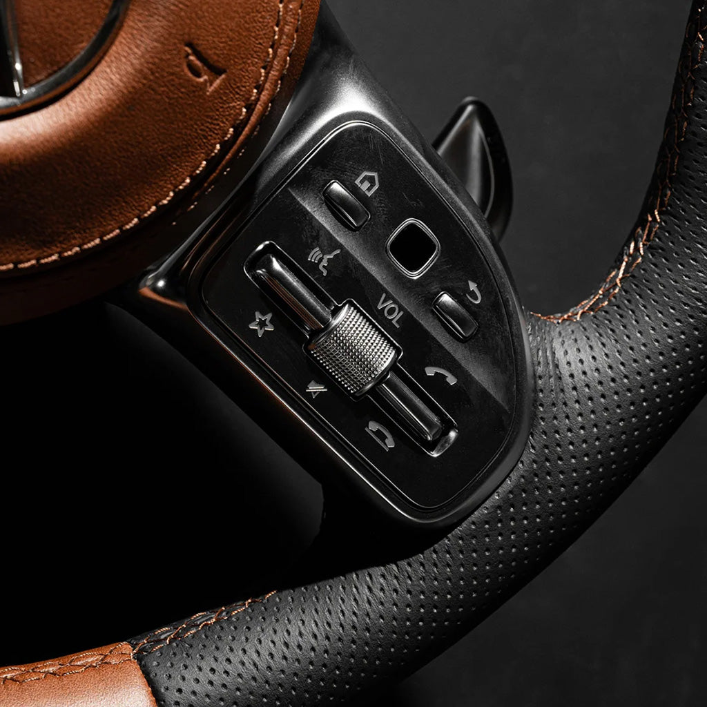 Mercedes AMG Two-Tone Leather Steer