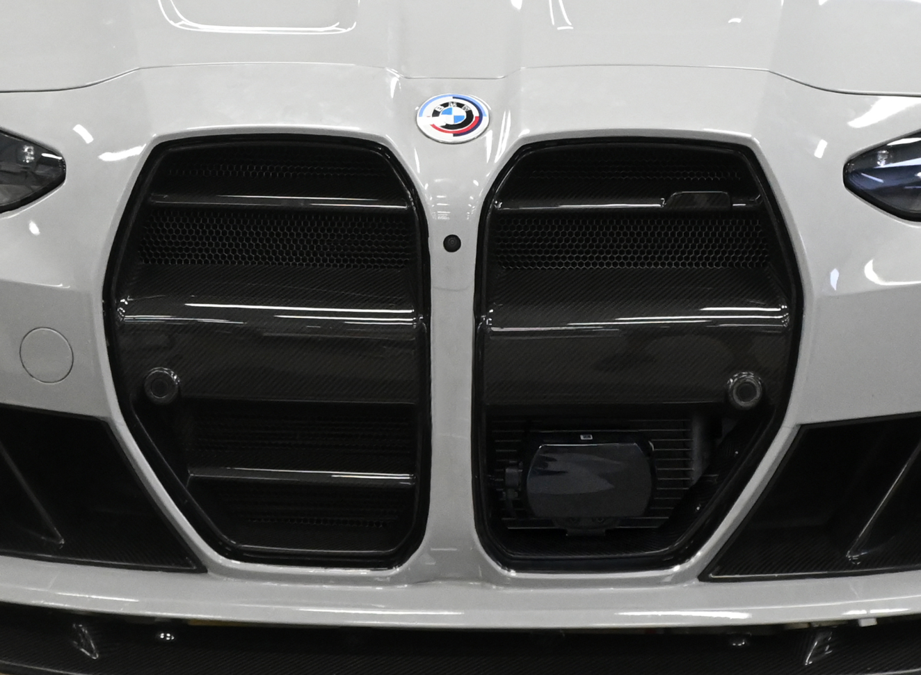 CarbonXtreme BMW G80 M3 & G82 M4 Carbon Fiber Front Grille — ST Style (One-Piece)