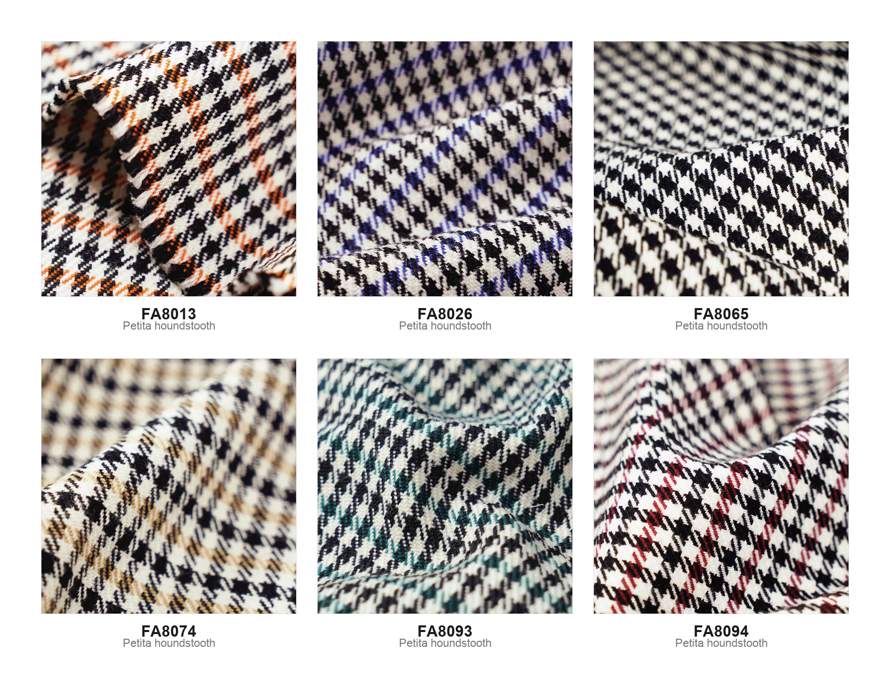 BMW M Carbon Fiber Bucket Seats houndstooth Heritage Pattern fabric chart (Petita, 6 patterns)