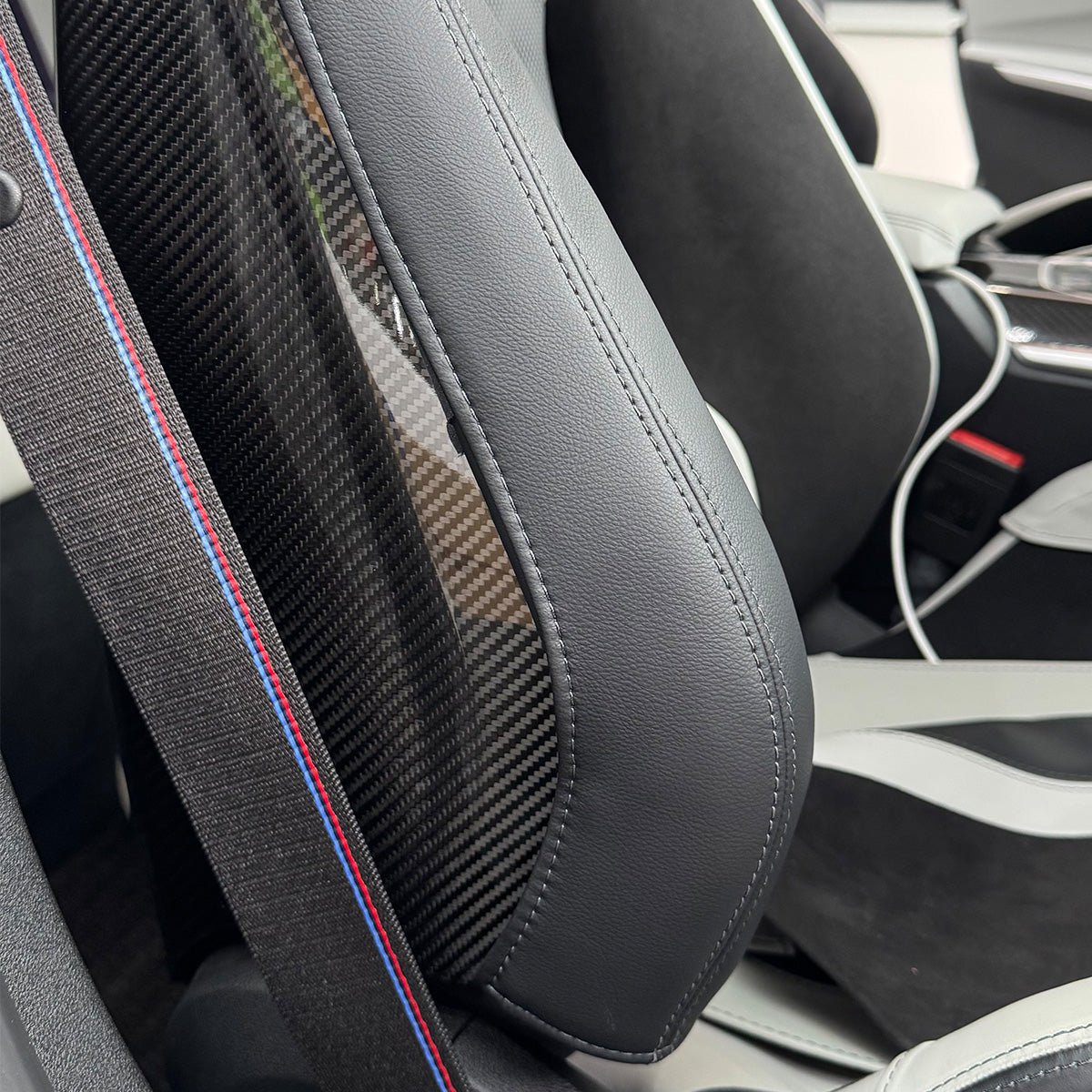 BMW G8X M2 M3 M4 Carbon Bucket Seat Side Waist Lumbar Protectors