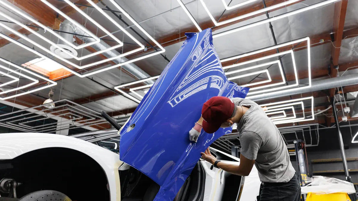 How to Install Custom Car Decals Using the Hinge Method