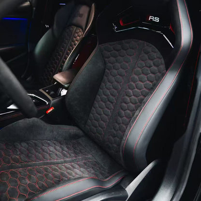 Audi RS Carbon Bucket Seats – hand-laid carbon fiber shell, matte finish