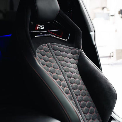 Audi RS Carbon Bucket Seats – RS6 GT style upholstery with OEM-grade stitching