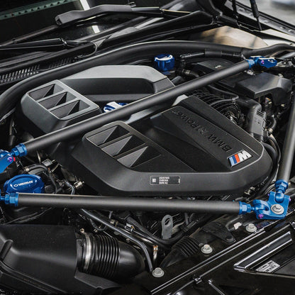 BMW G80 G82 G87 S58 Engine Bay Strut Bar Dry Carbon Fiber