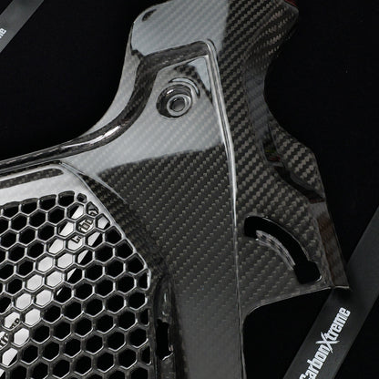 BMW G80 M3 G82 M4 G87 M2 S58 OEM Style Carbon Fiber Engine Bay Corner Panels (Cowl Covers)