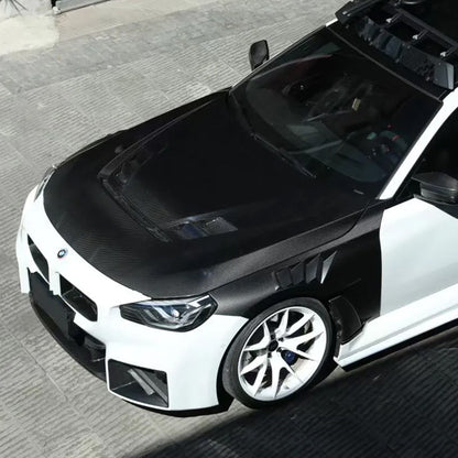 CarbonXtreme BMW G87 M2 N Style Carbon Fiber Hood