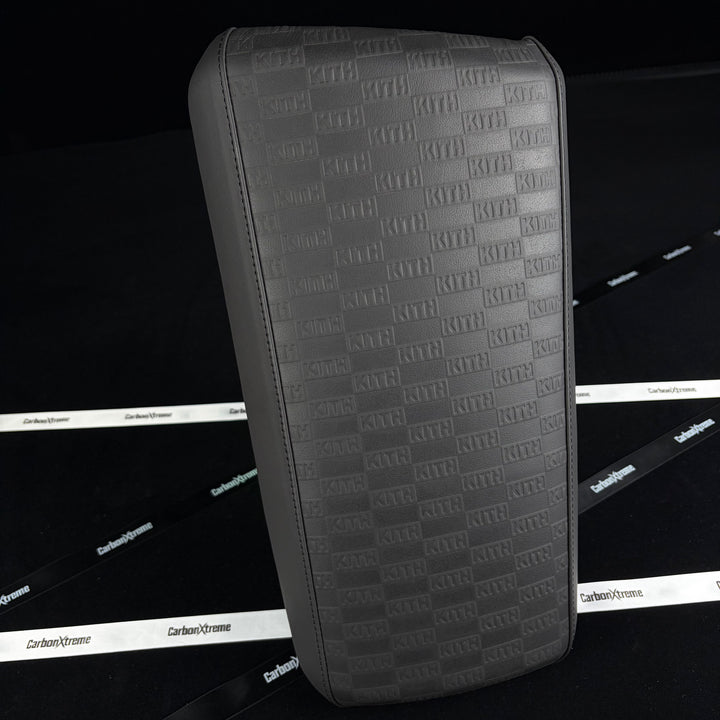 BMW Merino leather center armrest cover in Black packed and shipped