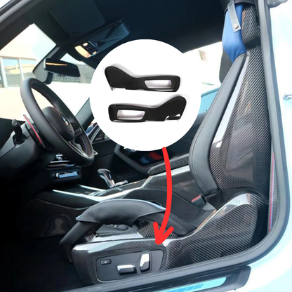 BMW G8X M2/M3/M4 Dry Carbon Fiber Side Seat Covers (Pair)