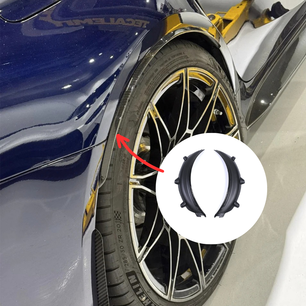 CarbonXtreme BMW G80 M3 Carbon Fiber Wheel Arch Trim (OE-Mount Liner Replacement / 3M Adhesive)